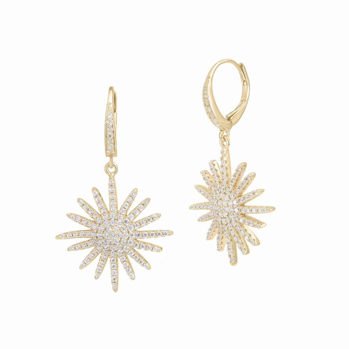 Starburst Drop Earrings by Jaimie Nicole Jewelry