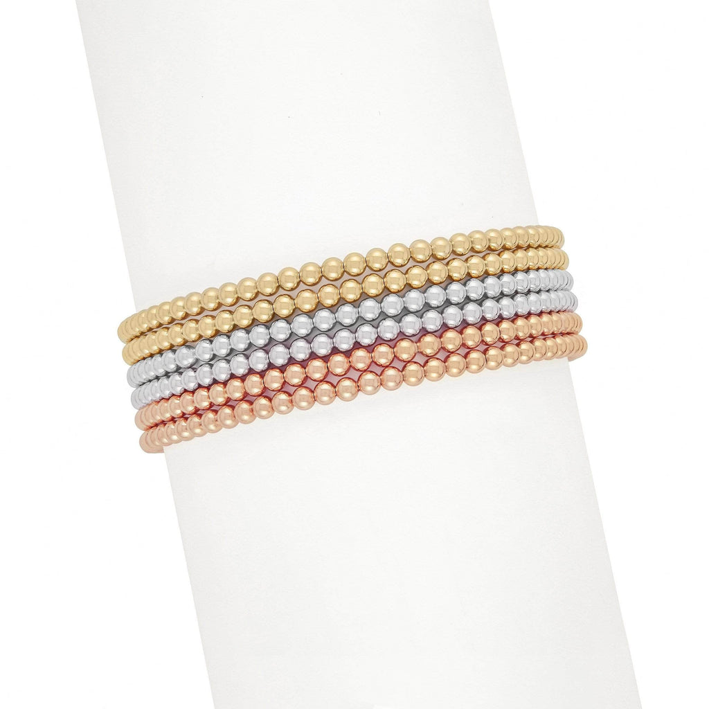 Ready, Set, Stack | Gold + Silver + Rose Gold Bracelet Set