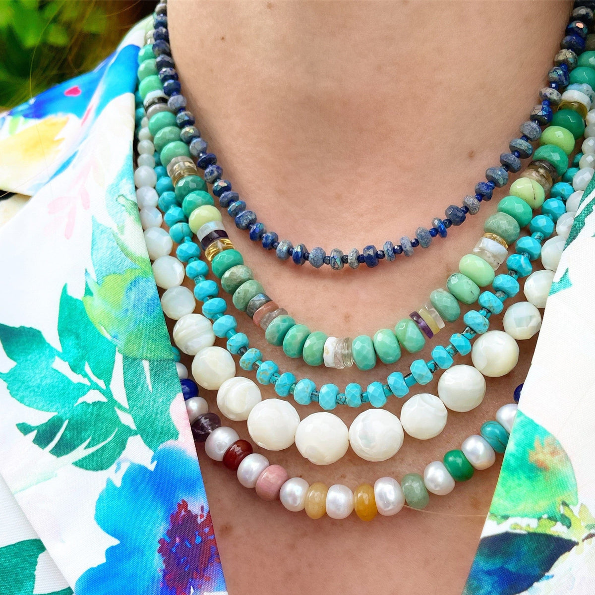 ネックレス・チョーカー BASSCLEF bead beads necklace bro-