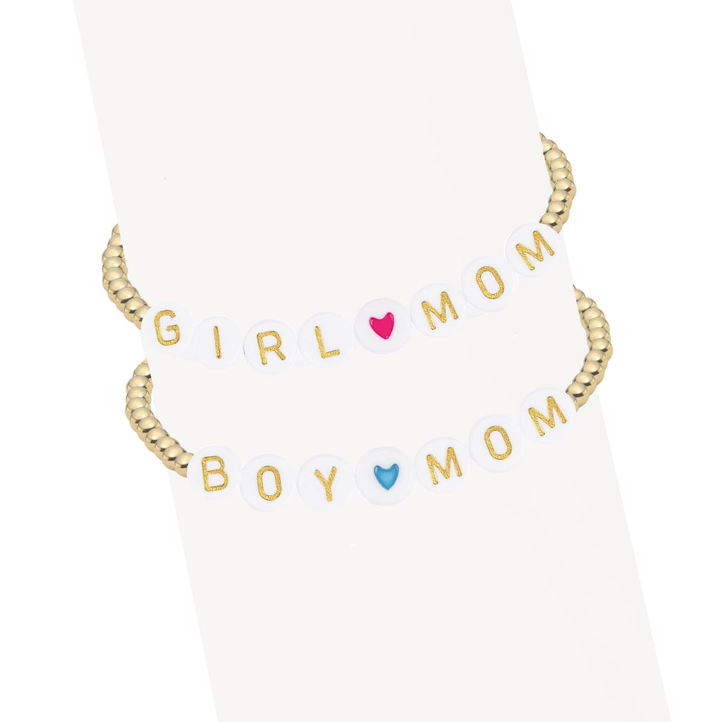 Girl or Boy Mom | Initial Bracelet
