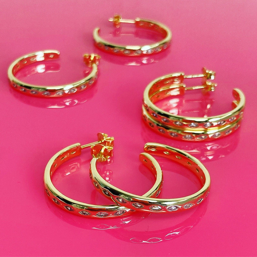 Marquise | Hoop Earrings