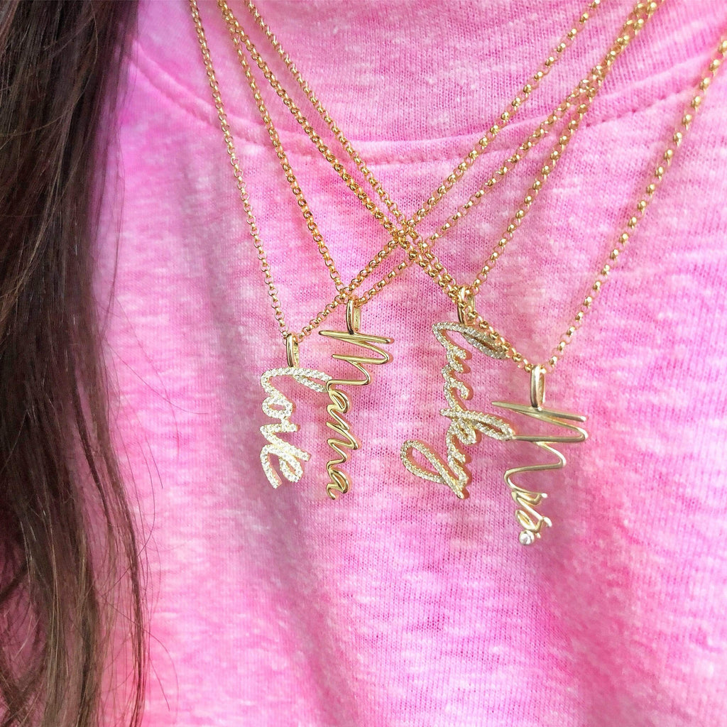 Mrs. | Script Necklace