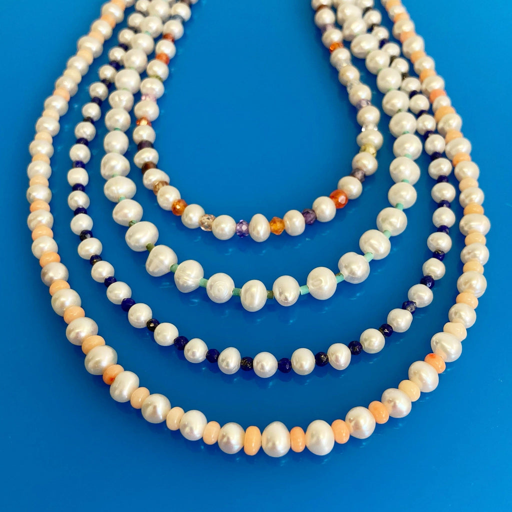 BEADazzled | Pearl Choker Necklace