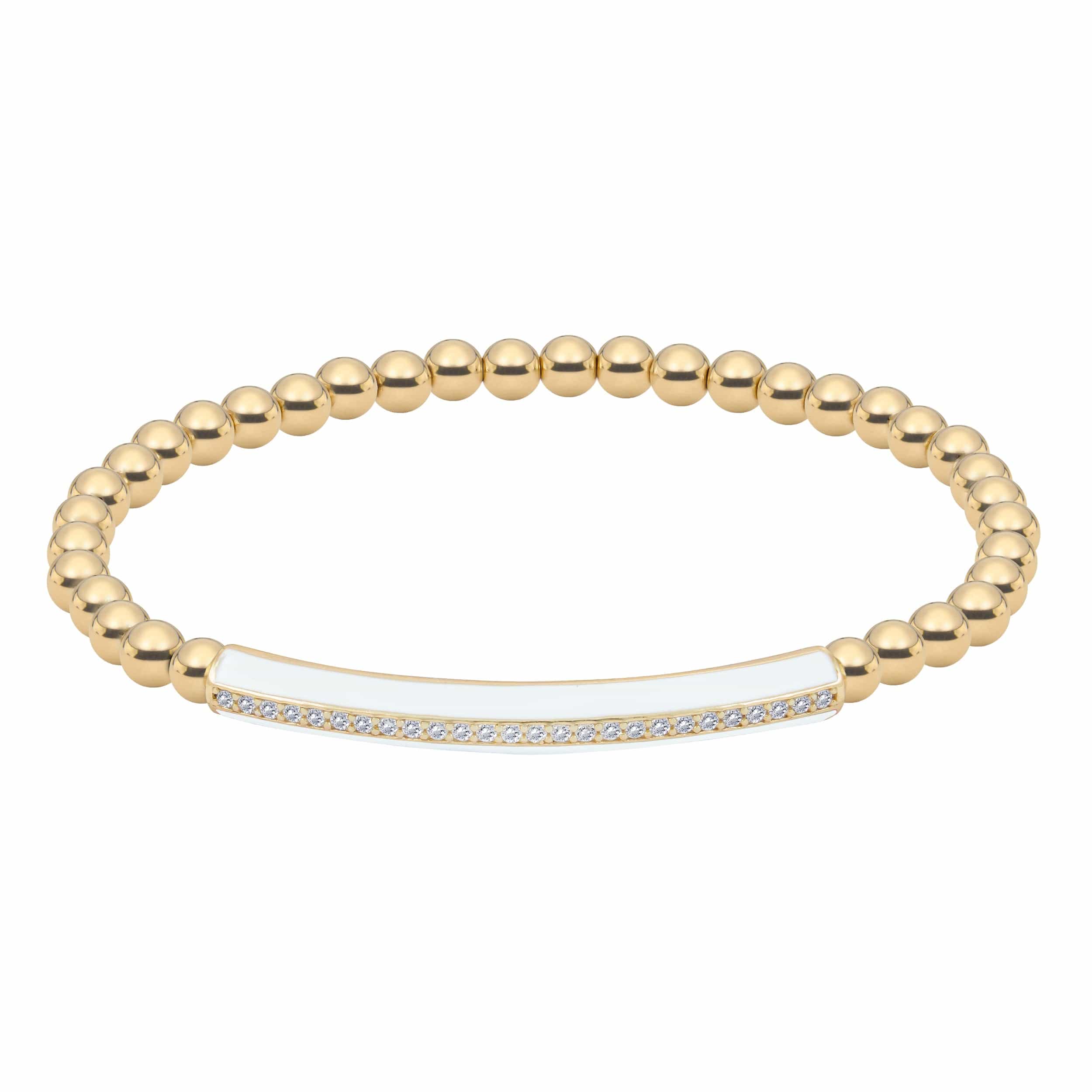 Walk the Line | Enamel Bar Bracelet