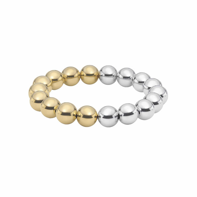 Baller | Extra Large  Gold + Silver Bracelet