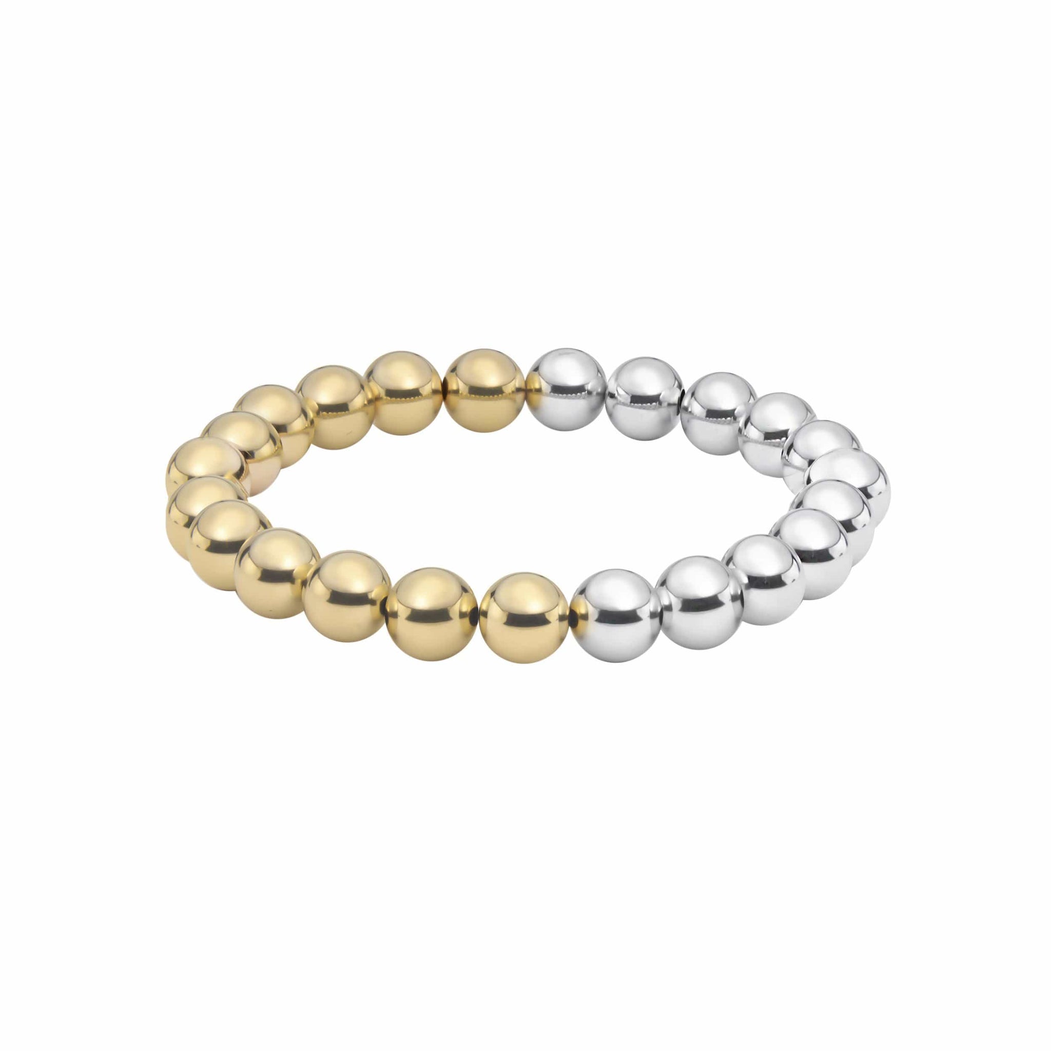 Medium Baller | Gold + Silver Bracelet by Jaimie Nicole Jewelry