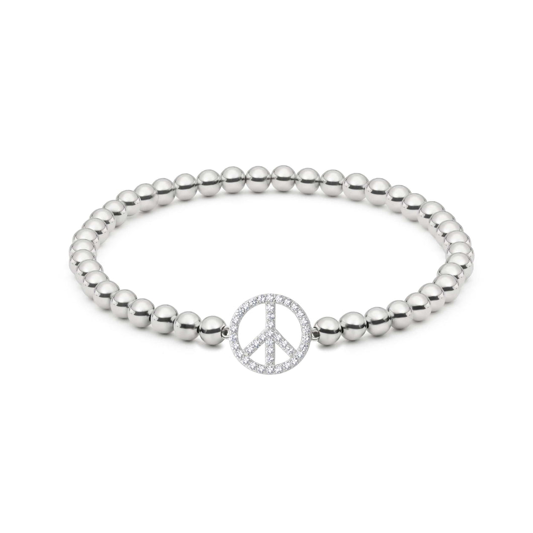 Jewelry  Tiffany And Co Peace Sign Charm Bracelet  Poshmark