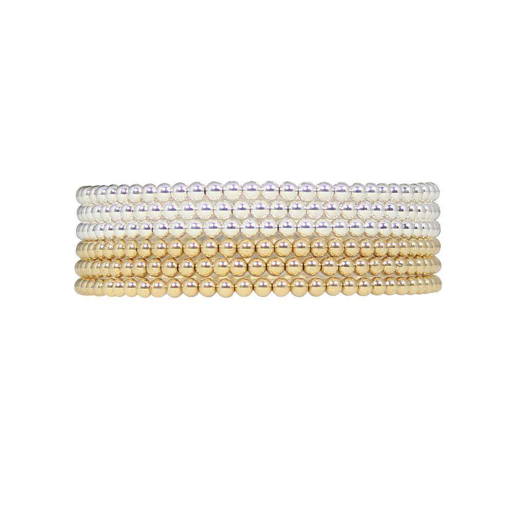 Ready, Set, Stack | Gold + Silver Bracelet Set