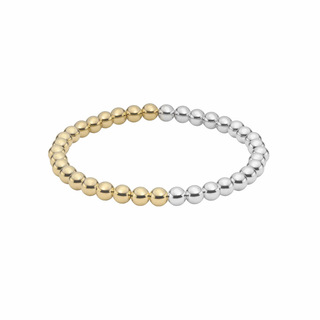 Baller | Small Gold + Silver Bracelet