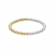 Baller | Small Gold + Silver Bracelet
