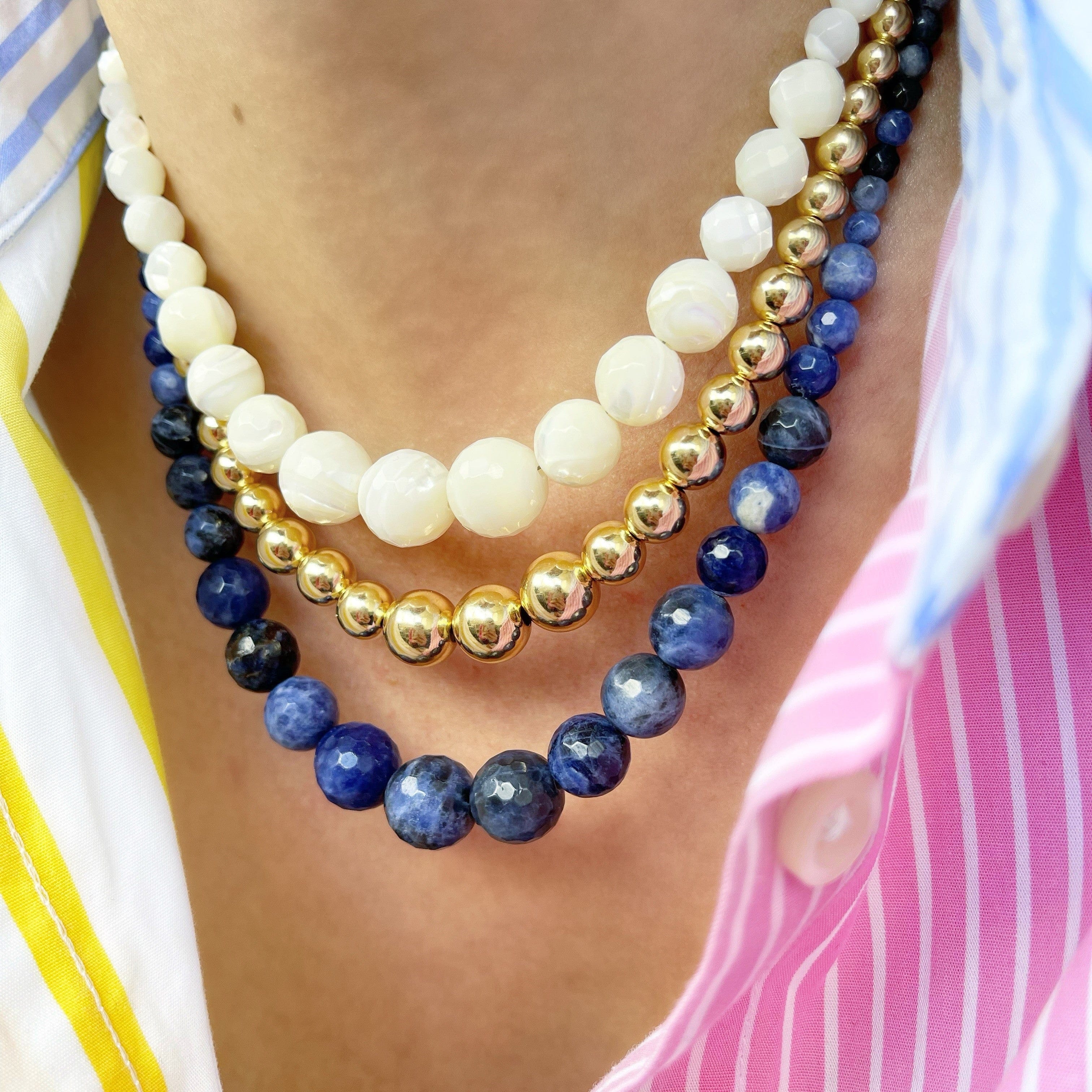 BEADazzled | Graduated Beaded Necklace