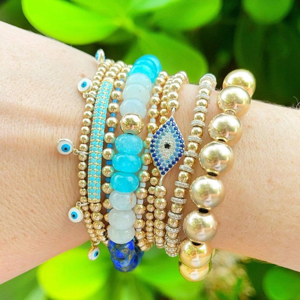 Raise the Bar | Turquoise Charm Bracelet