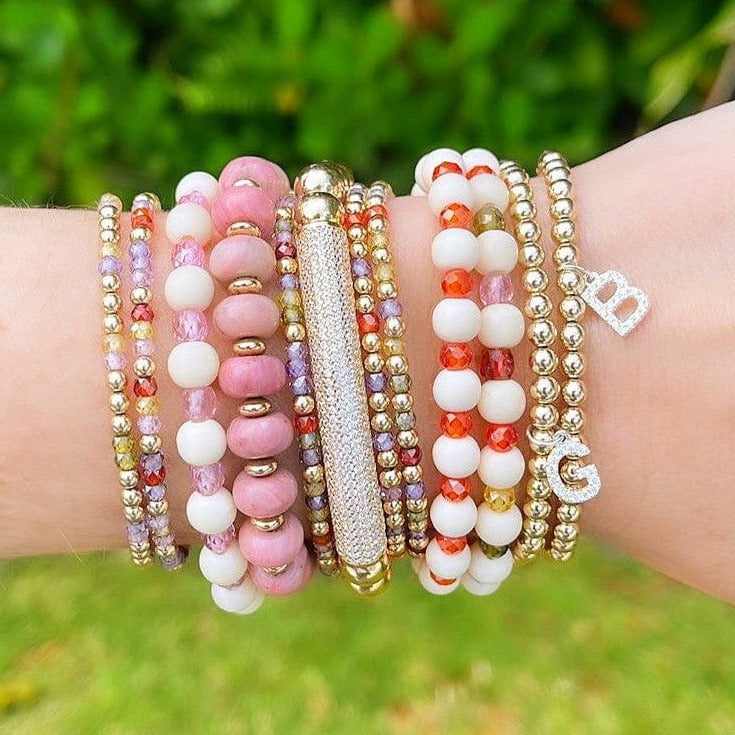 Initial Here | Single Letter Charm Bracelet
