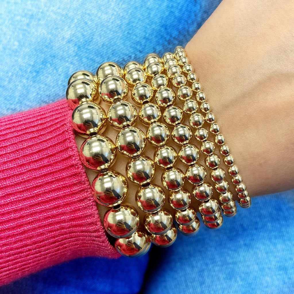 Ready, Set, Stack  Gold + Silver + Rose Gold Bracelet Set by Jaimie Nicole  Jewelry