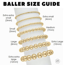 Baller | Medium Gold + Silver Bracelet