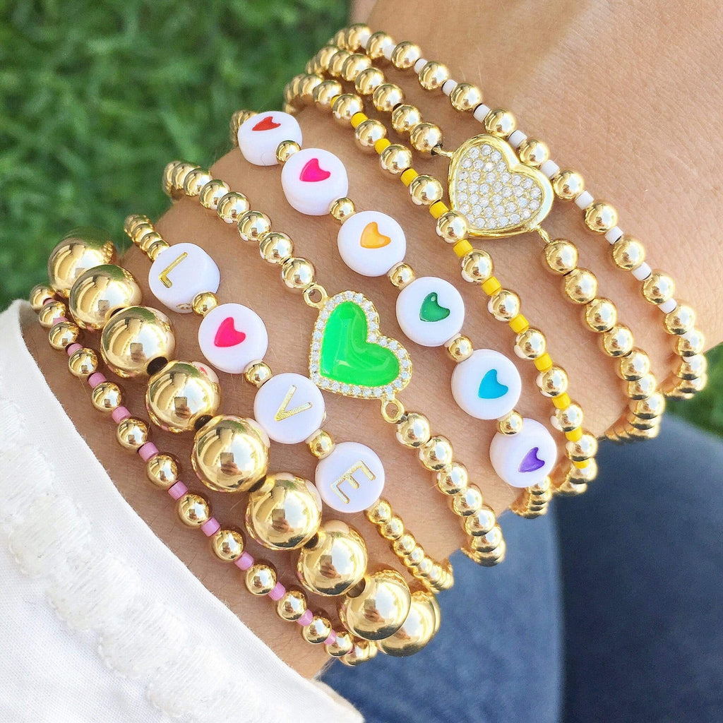 LOVE | Charm Bracelet by Jaimie Nicole Jewelry