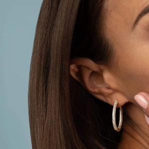 Frosted | Small Hoop Earrings