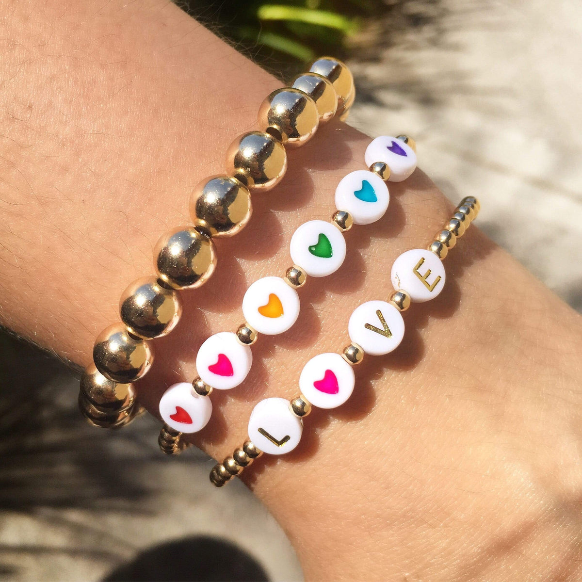 Lovey Dovey | Hearts Bracelet by Jaimie Nicole Jewelry
