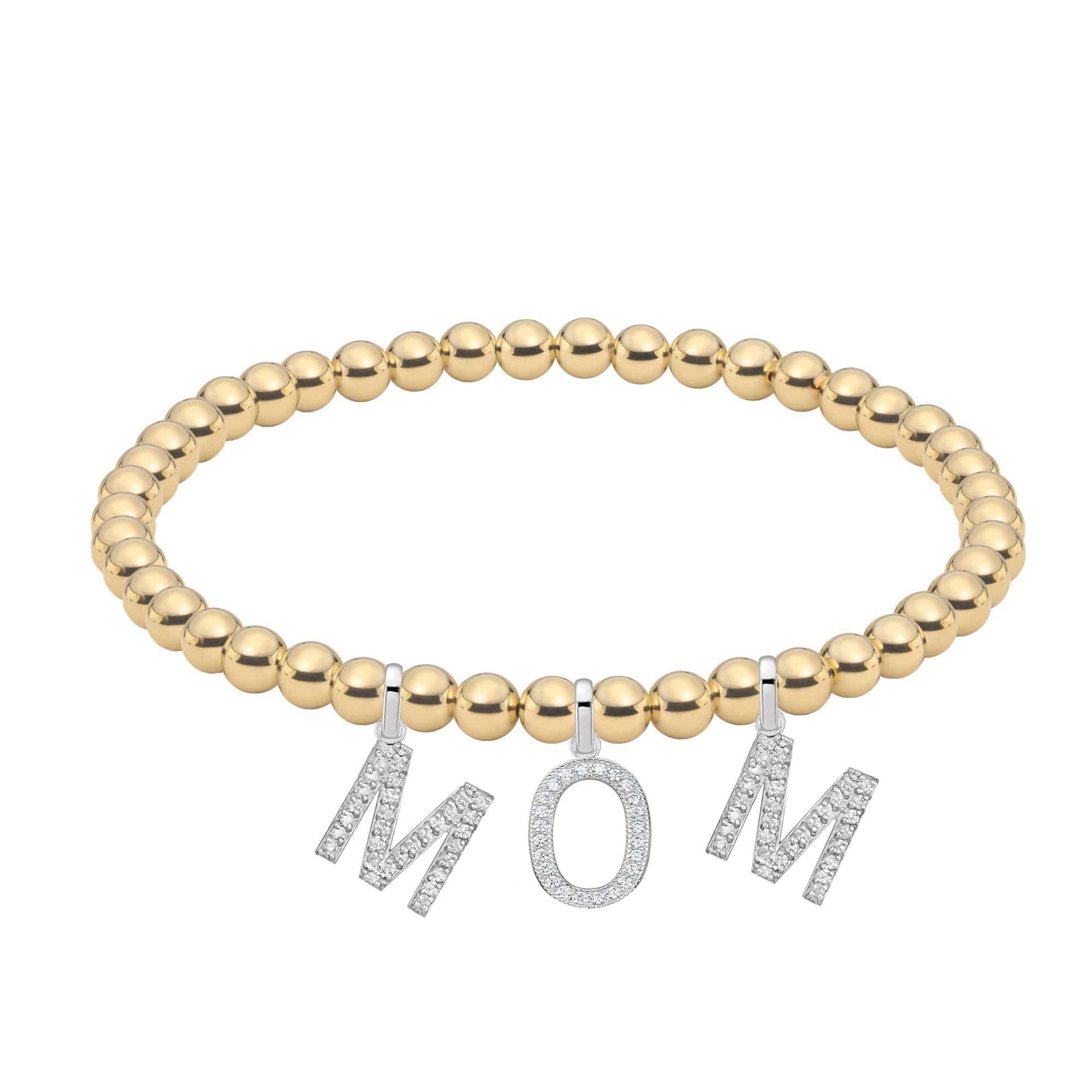 MOM  Initial Bracelet – Jaimie Nicole
