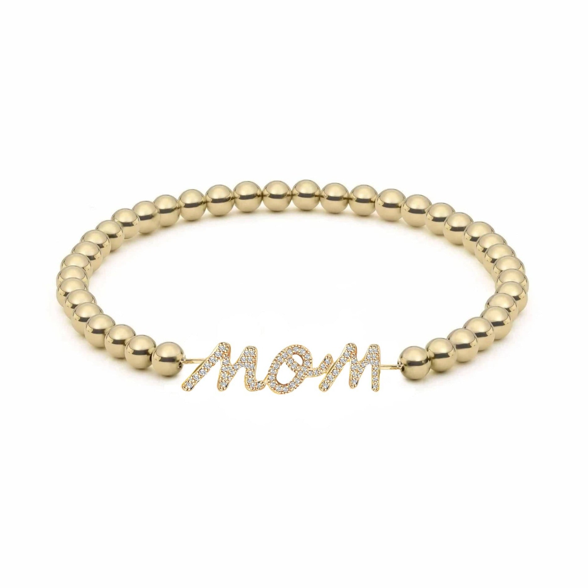 MOM | Script Charm Bracelet – Jaimie Nicole