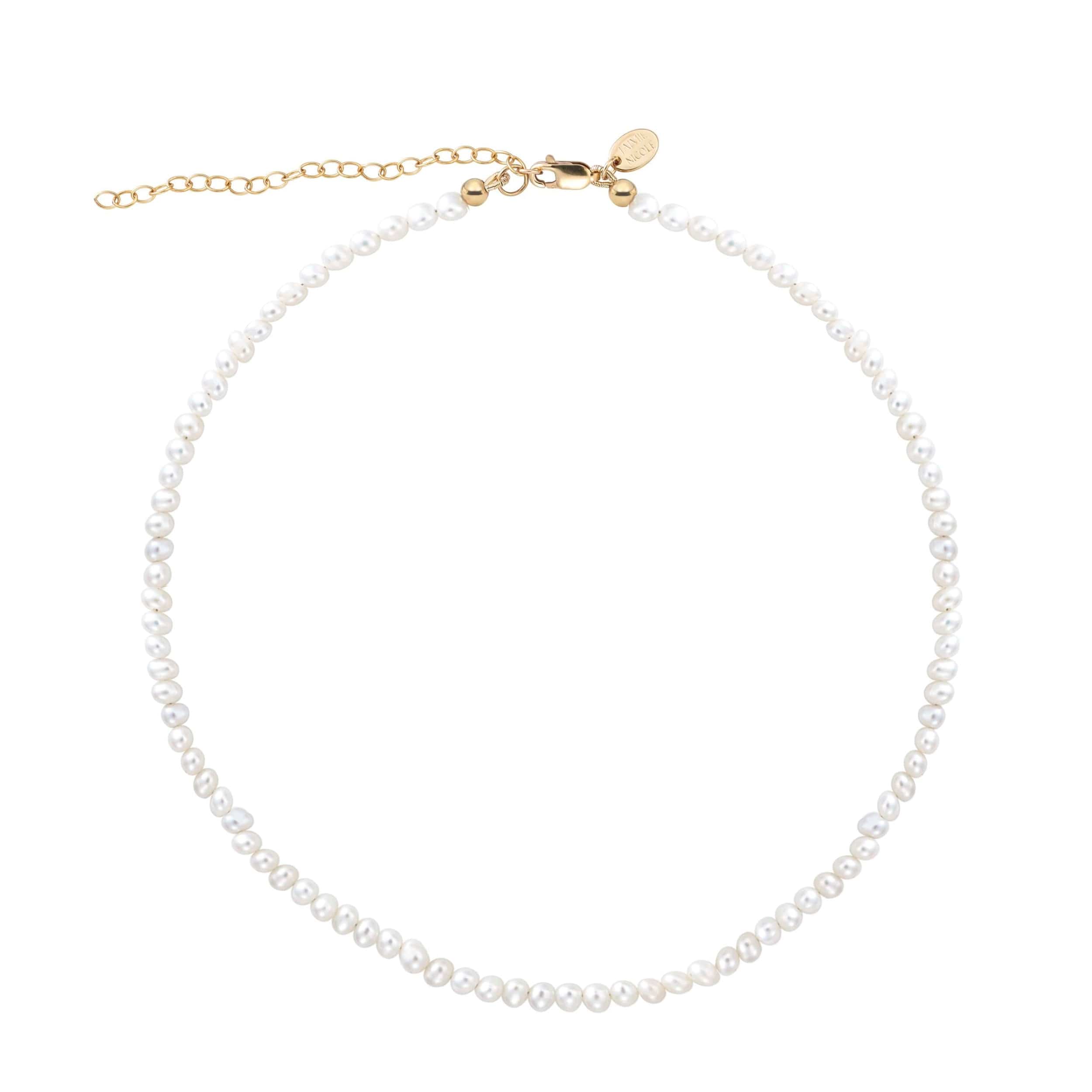 Perla | Short Pearl Necklace – Jaimie Nicole