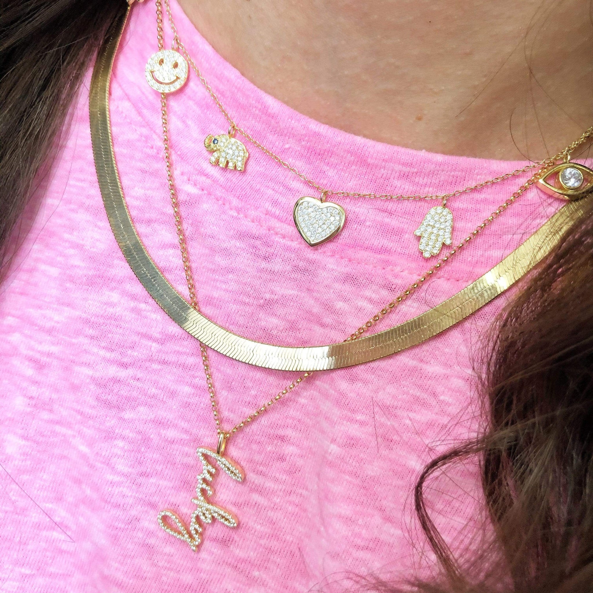 Lucky Charms  Charm Necklace by Jaimie Nicole Jewelry
