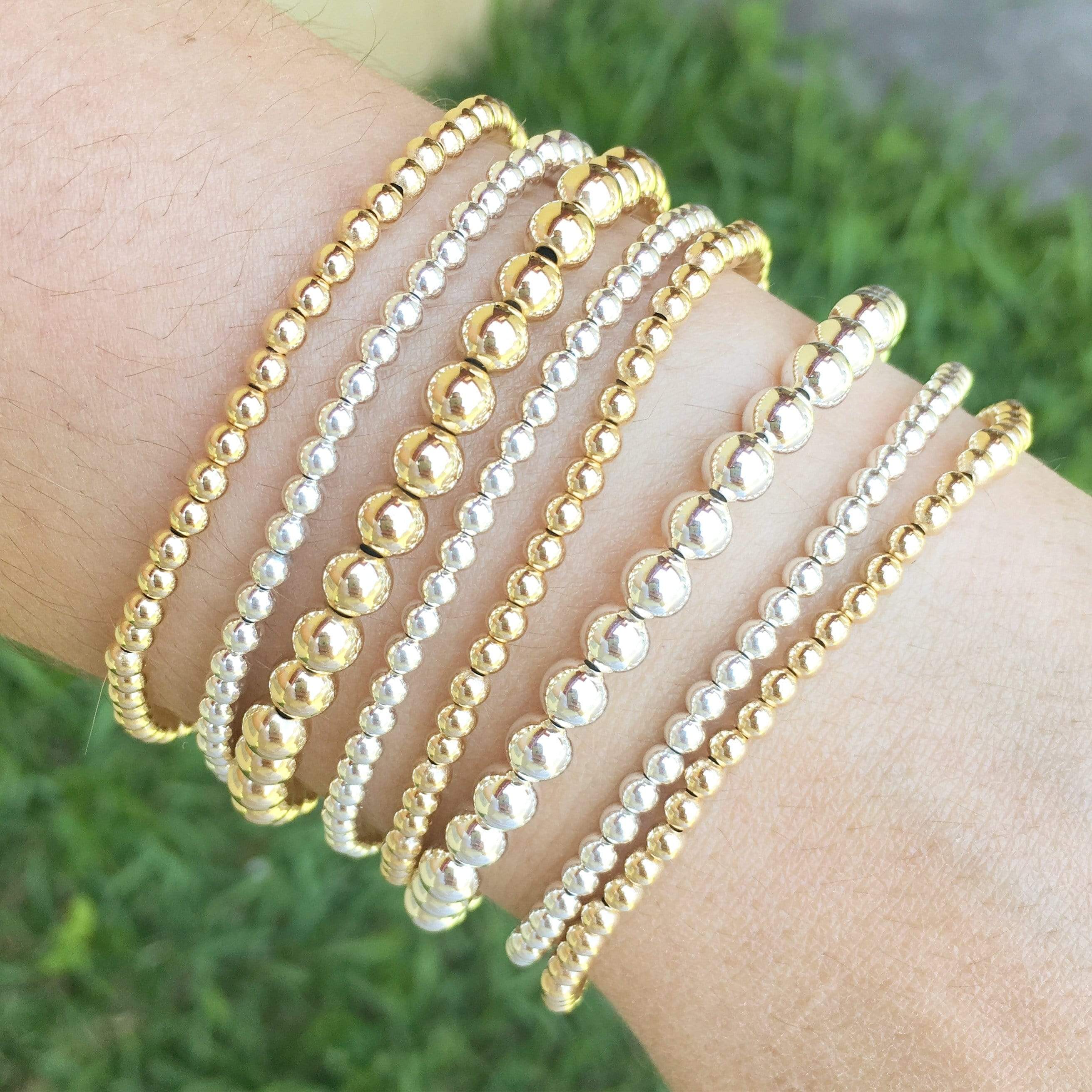 Ready, Set, Stack | Gold + Silver Bracelet Set